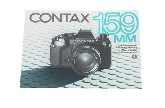 Contax 159 MM Instructions - Accessory