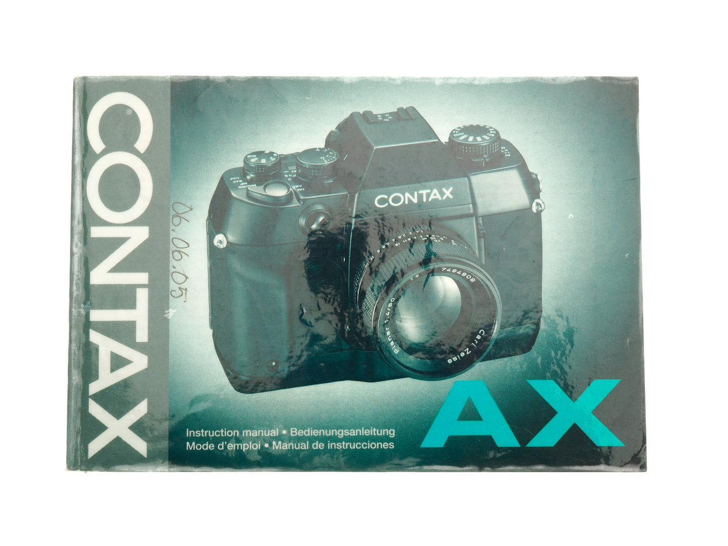 Contax AX Instructions - Accessory