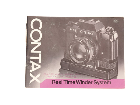 Contax Real Time Winder System Instructions