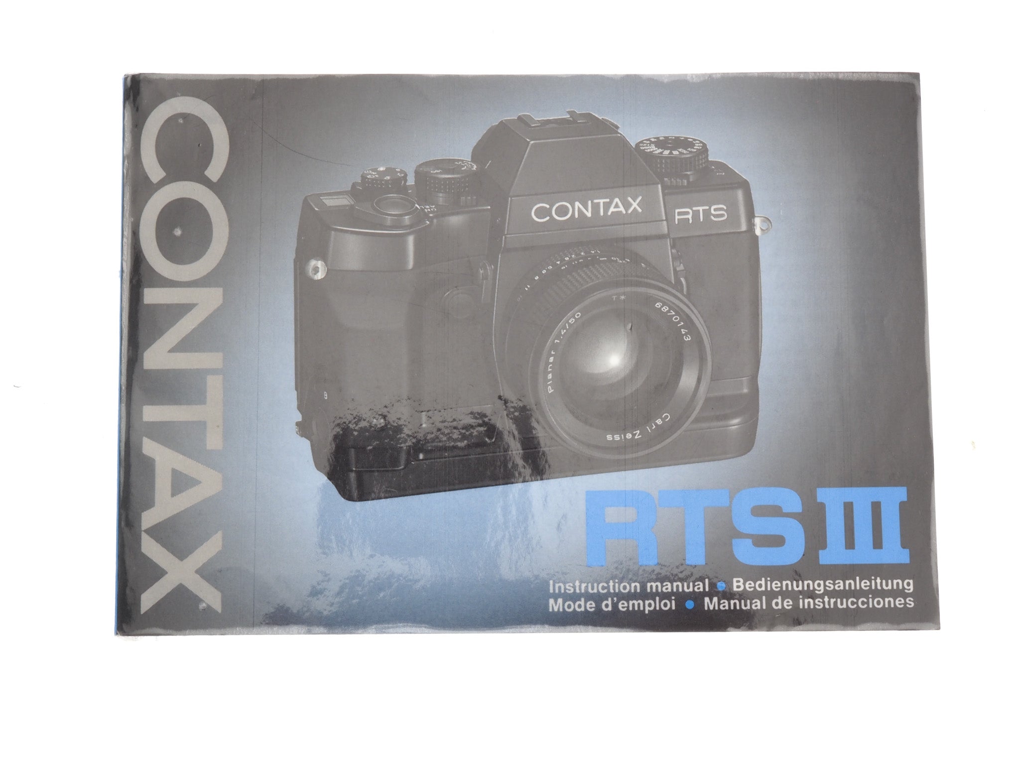 Contax Contax RTS III Instructions - Accessory – Kamerastore