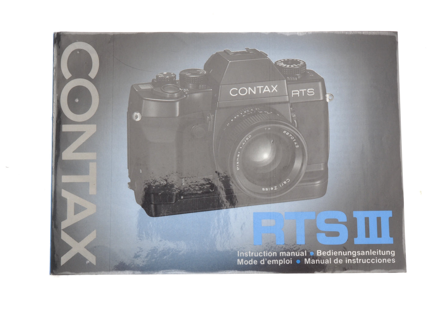 Contax Contax RTS III Instructions - Accessory