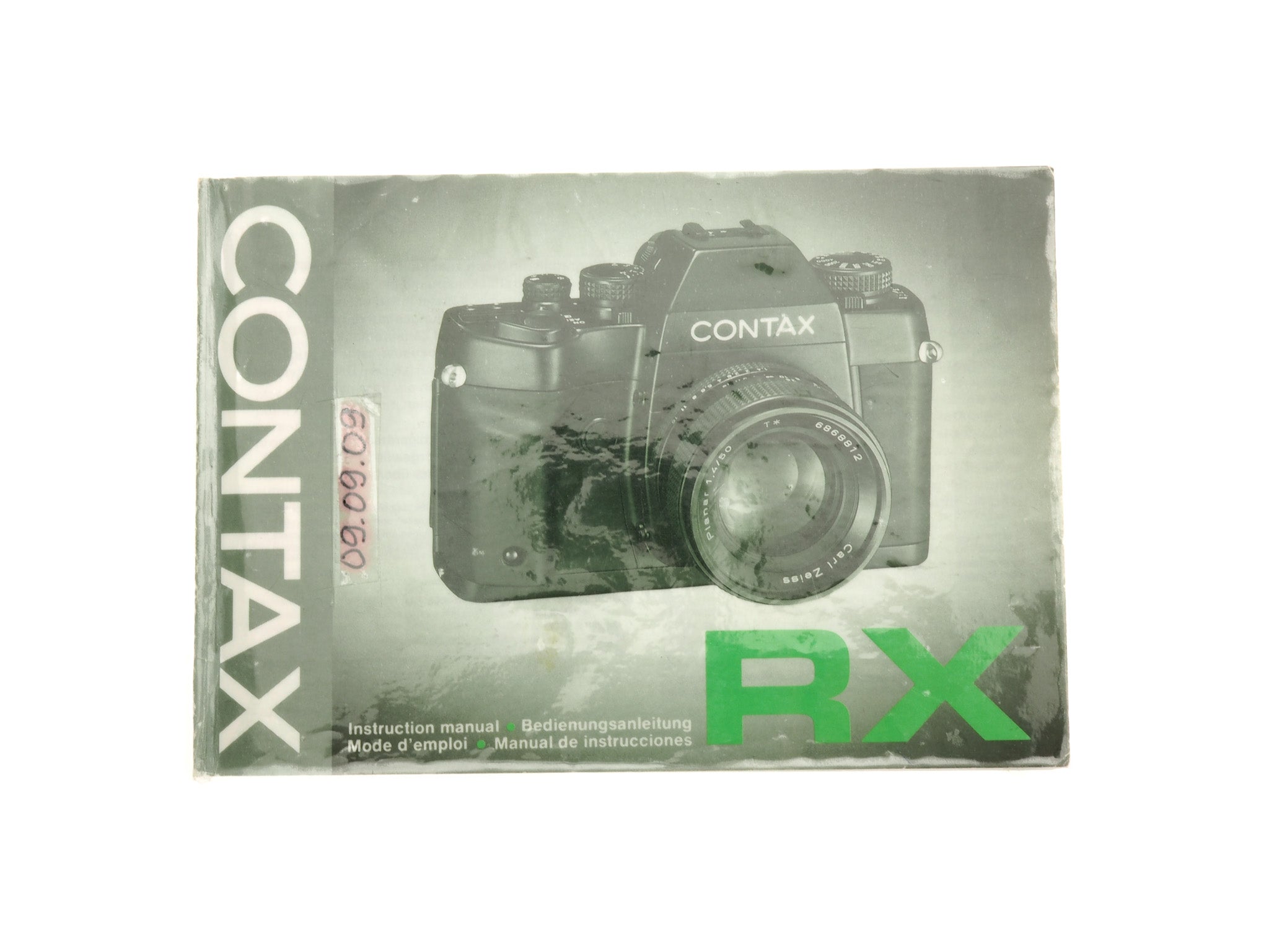 Contax RX Instructions - Accessory – Kamerastore
