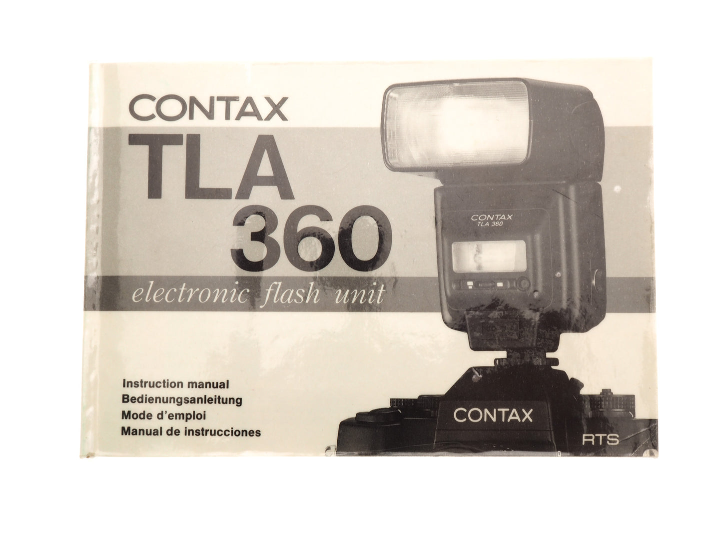 Contax Contax TLA 360 Flash Unit Instructions - Accessory