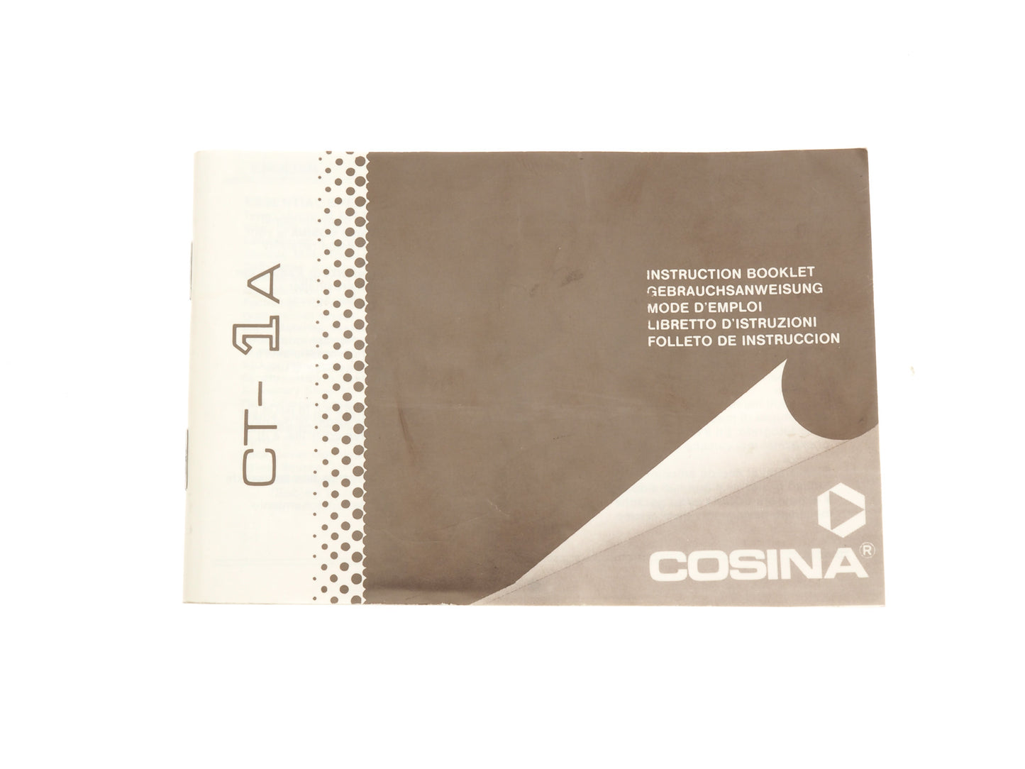 Cosina CT-1A Instructions - Accessory