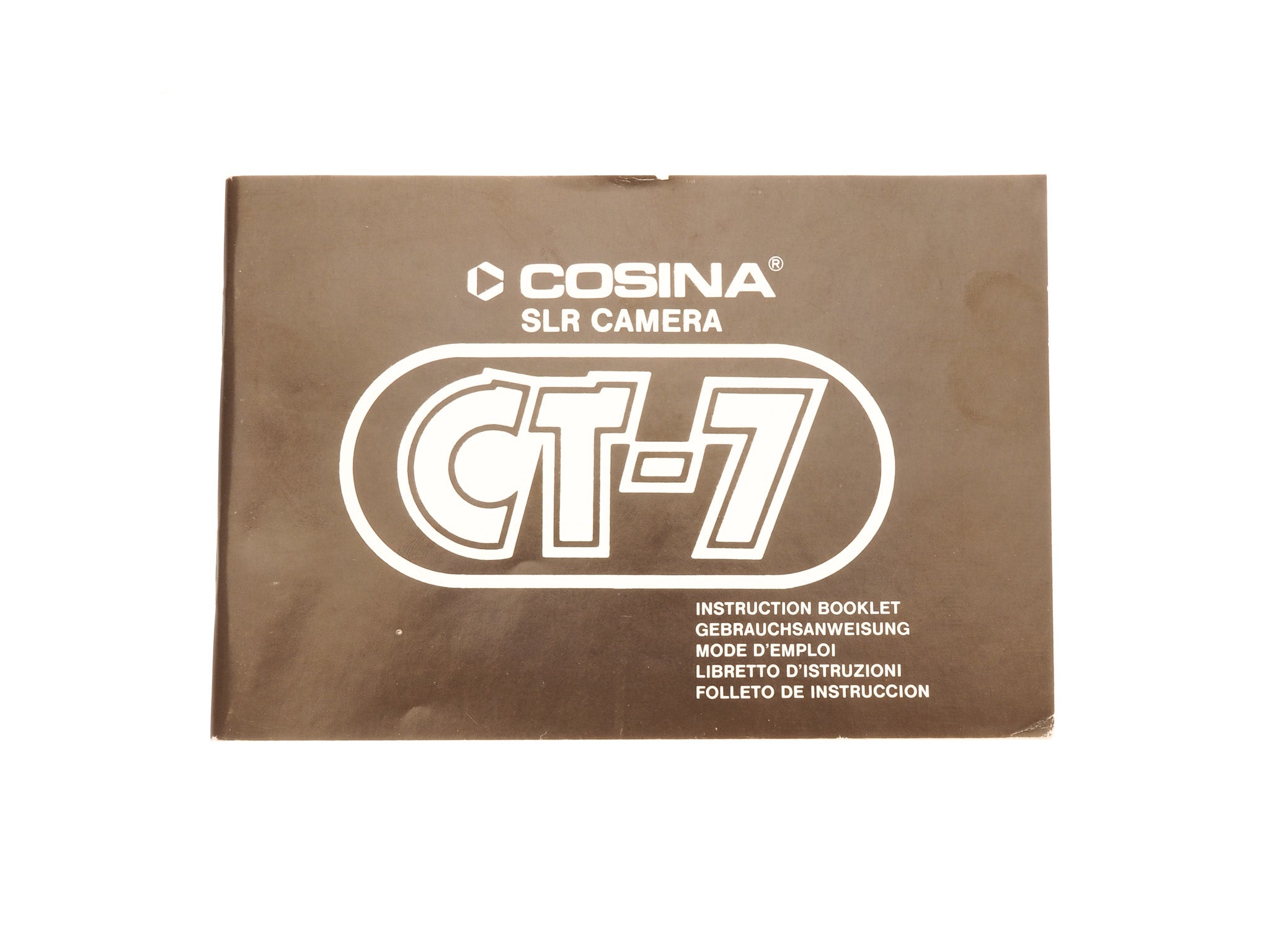 Cosina CT-7 Instructions - Accessory