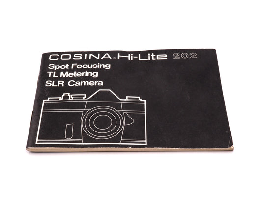 Cosina Hi-Lite 202 Instructions - Accessory