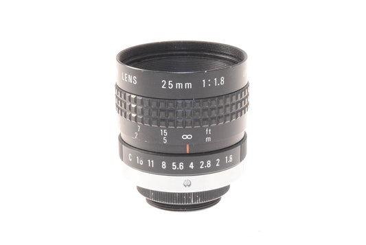 Cosmicar 25mm f1.8 TV Lens - Lens