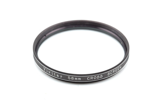 Vivitar 58mm Cross Screen Filter - Accessory
