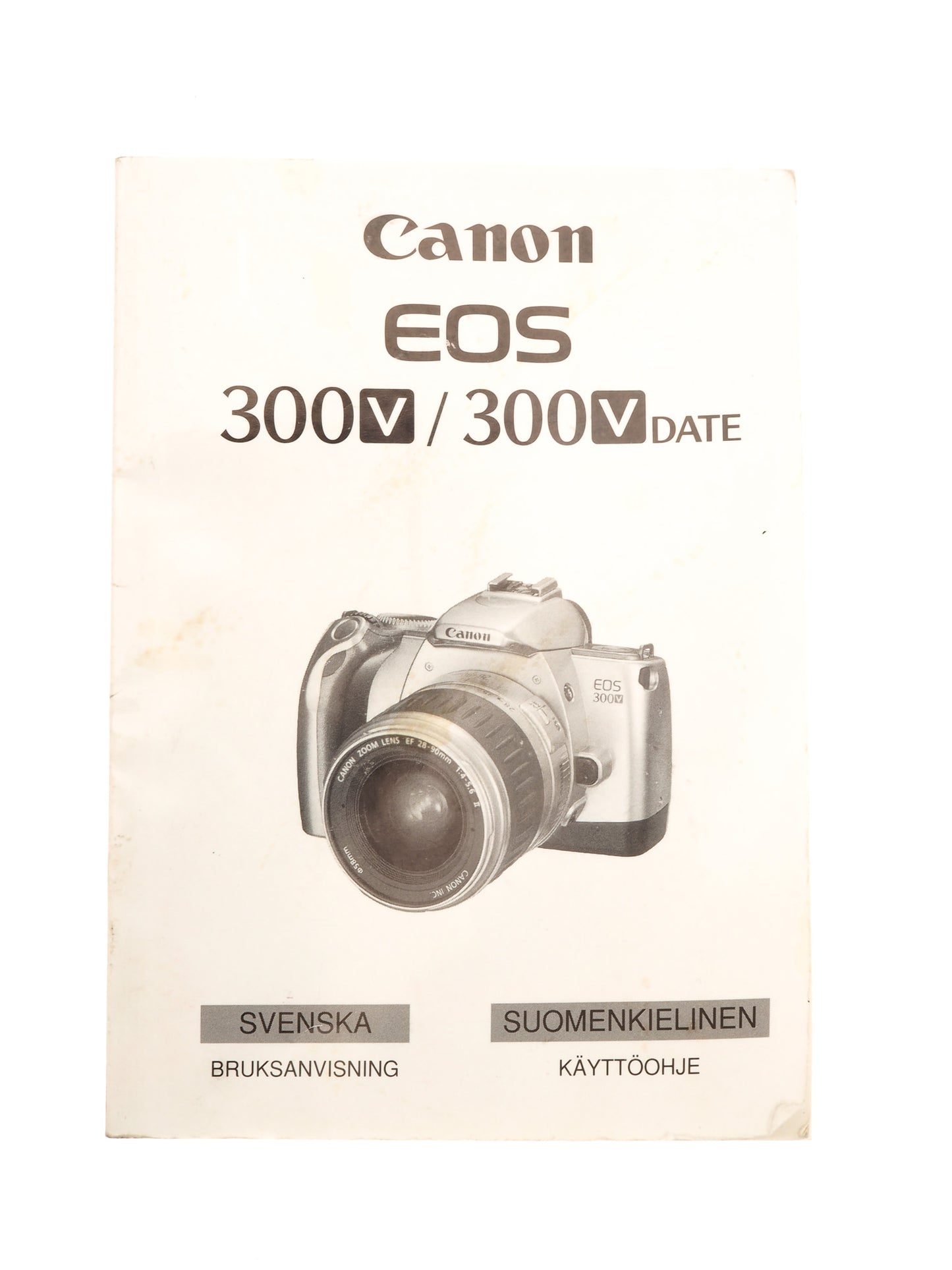Canon EOS 300V / 300V Date Instruction Manual