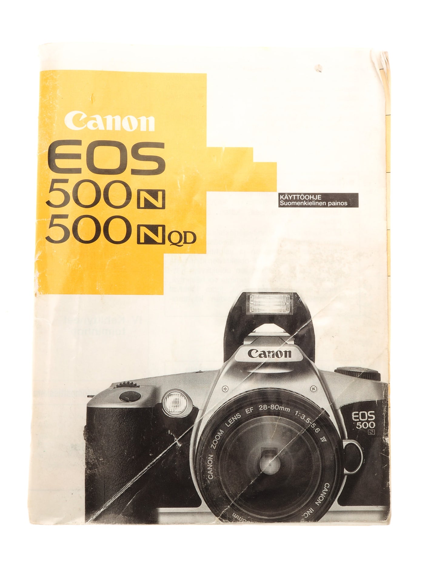 Canon EOS 500N/500NQD Instructions
