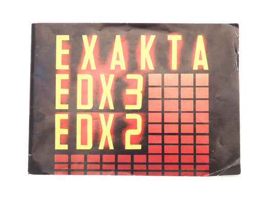 Exakta EDX 3 / EDX 2 Instructions