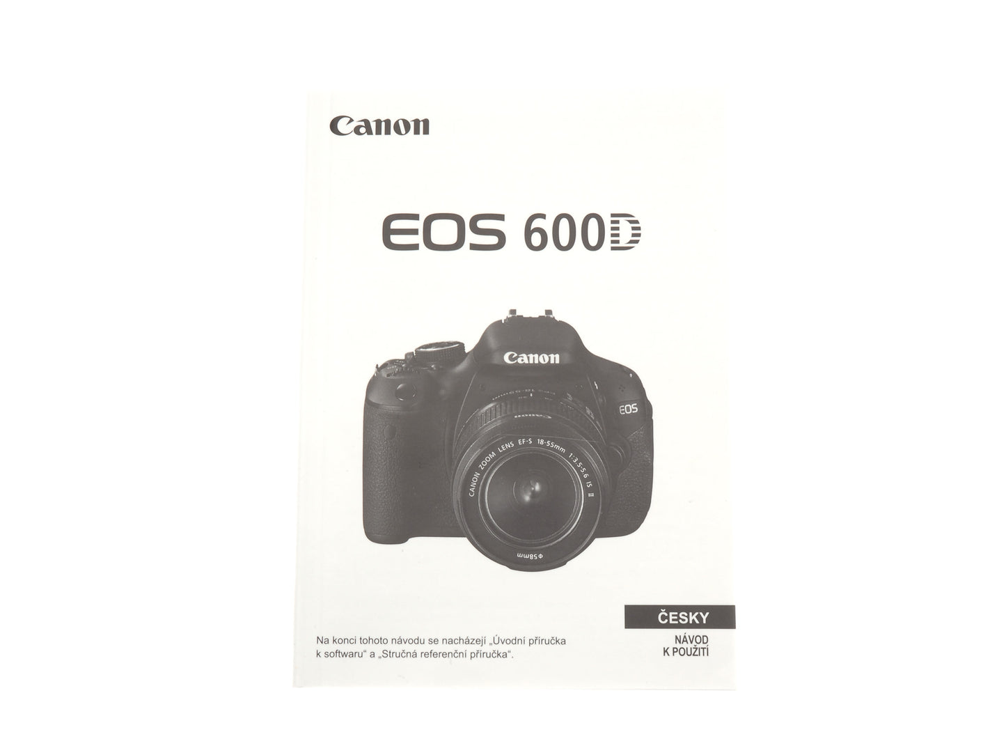 Canon EOS 600D Instructions