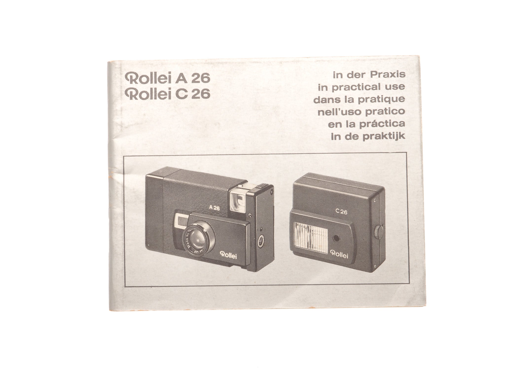 Rollei A 26 Instructions