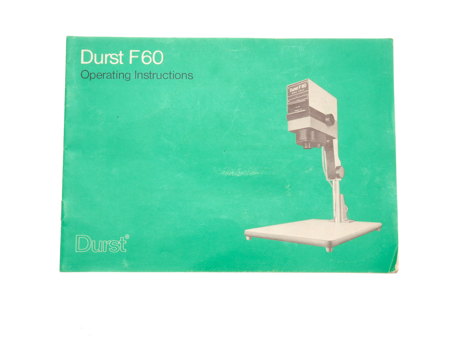 Durst F60 Instructions - Accessory