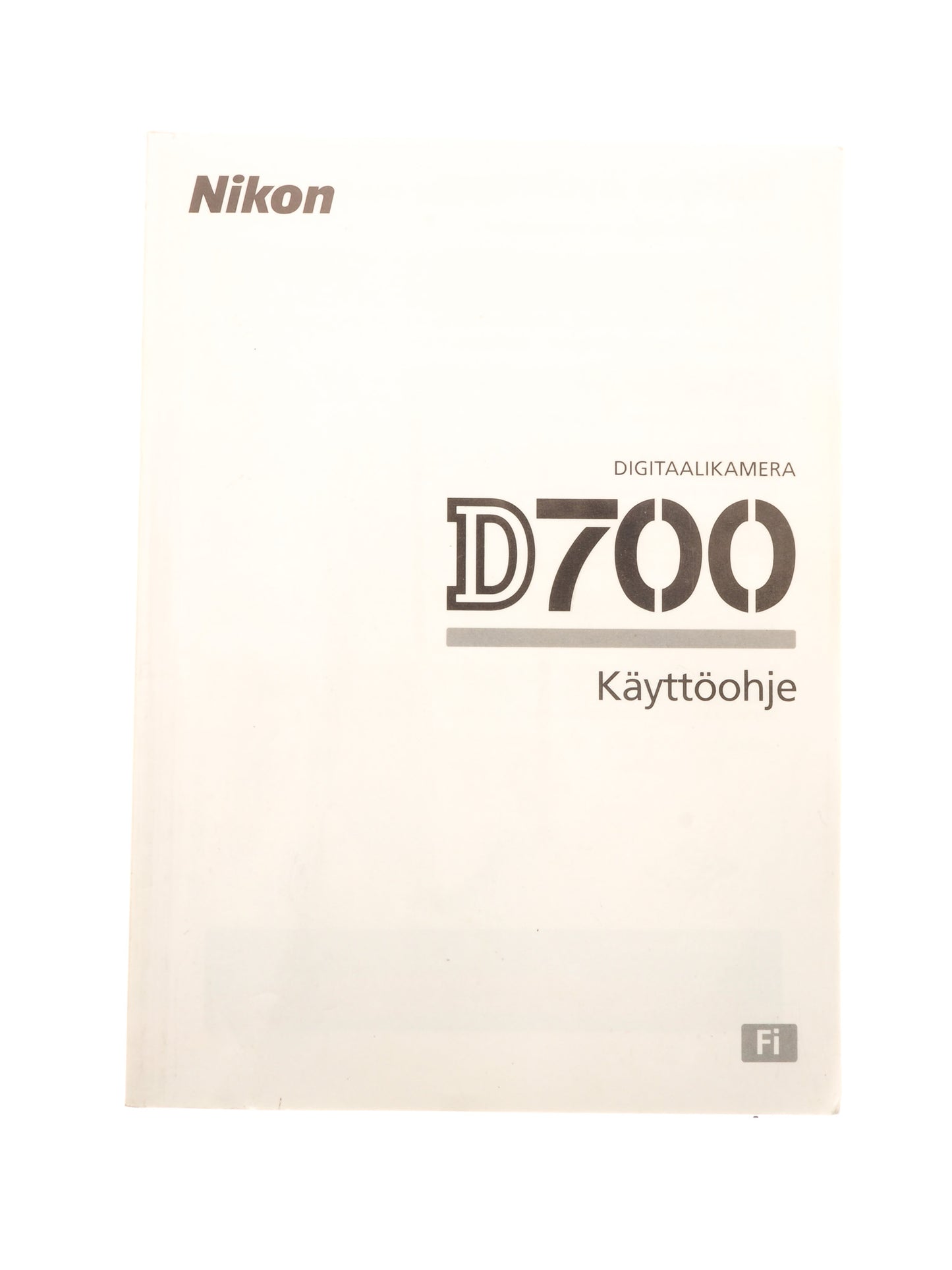 Nikon D700 Instructions