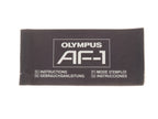 Olympus AF-1 Instructions