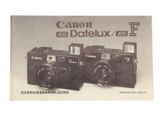 Canon Datelux A35(F) Instructions