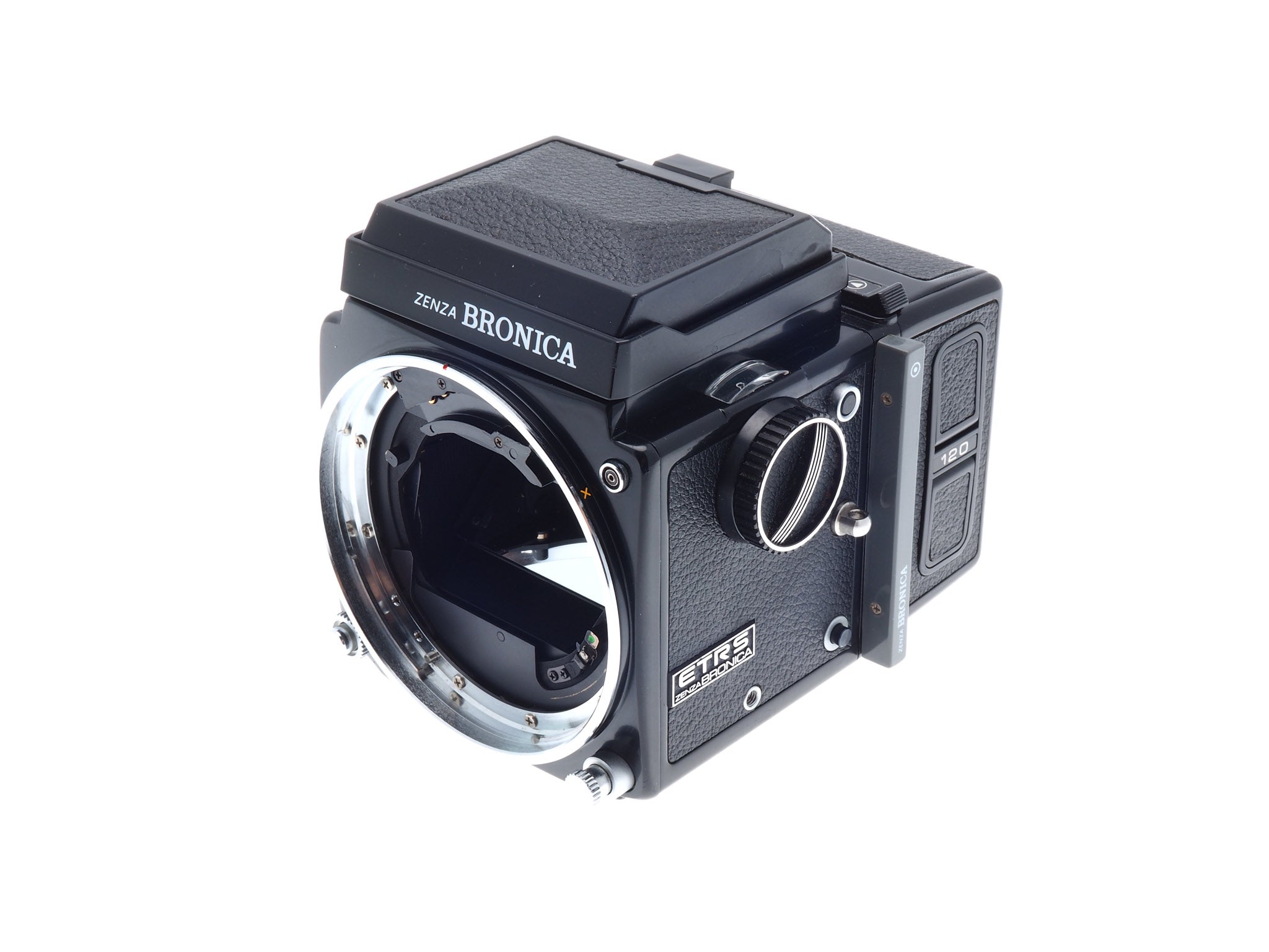 Zenza Bronica ETRS + Waist Level Finder + 120 Film Back – Kamerastore