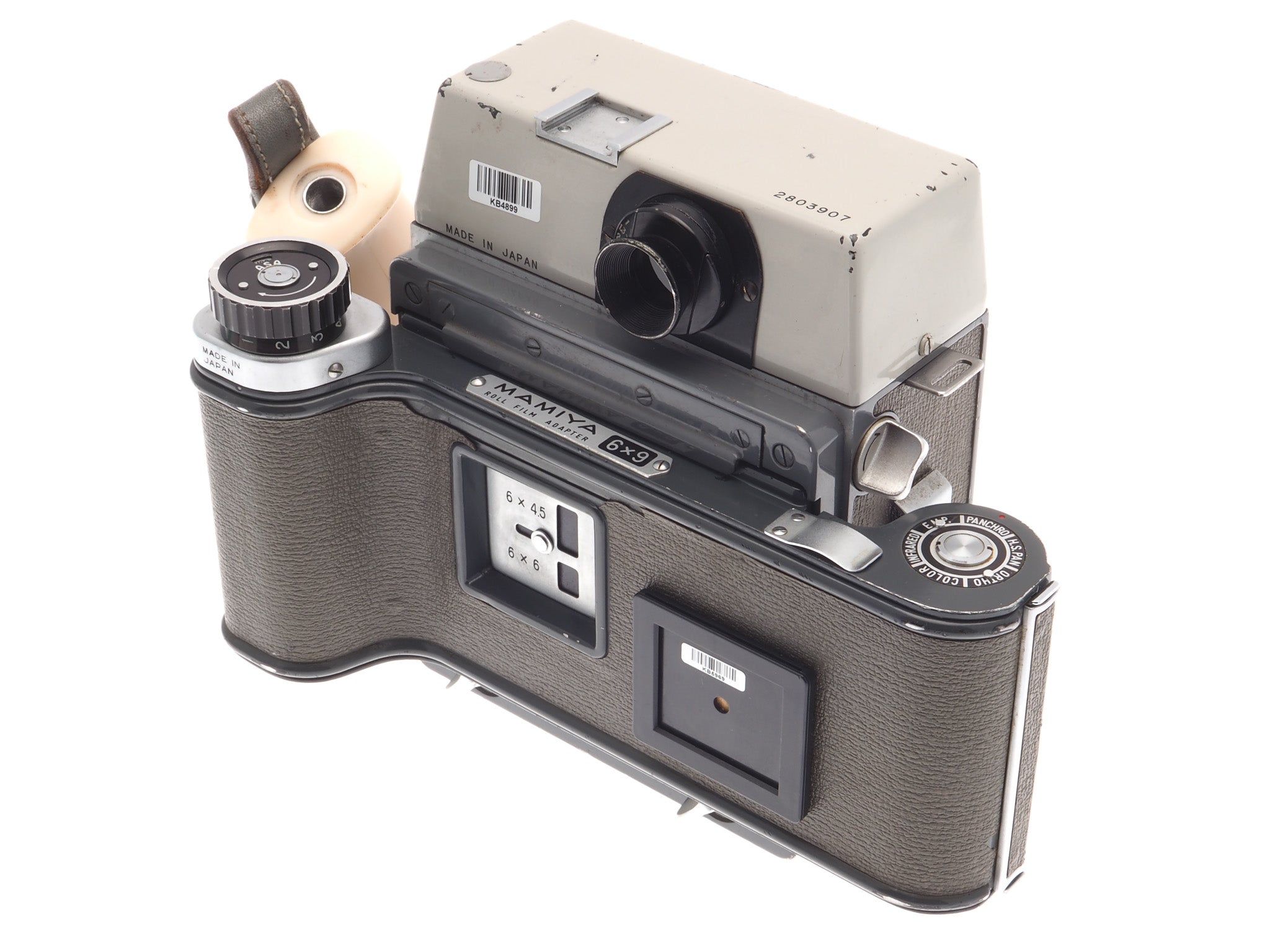 Mamiya Press + 6x9 Roll Film Adapter + 90mm f3.5 Sekor + Left Hand