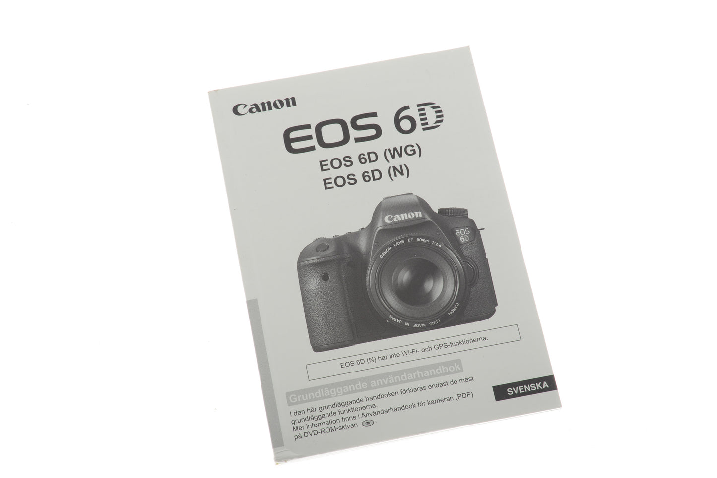 Canon EOS 6D Användarhandbok
