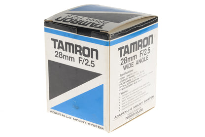 Tamron 28mm f2.5 BBAR MC (02B)