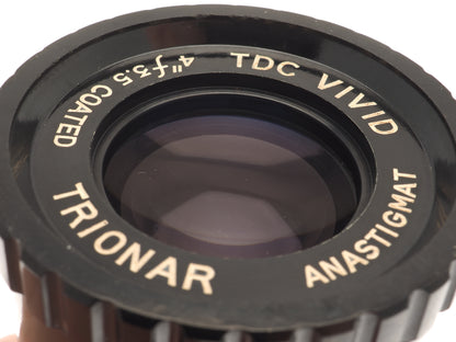 Tdc Vivid 4" f3.5 Coated Trionar Anastigmat