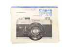 Canon FTb Instructions