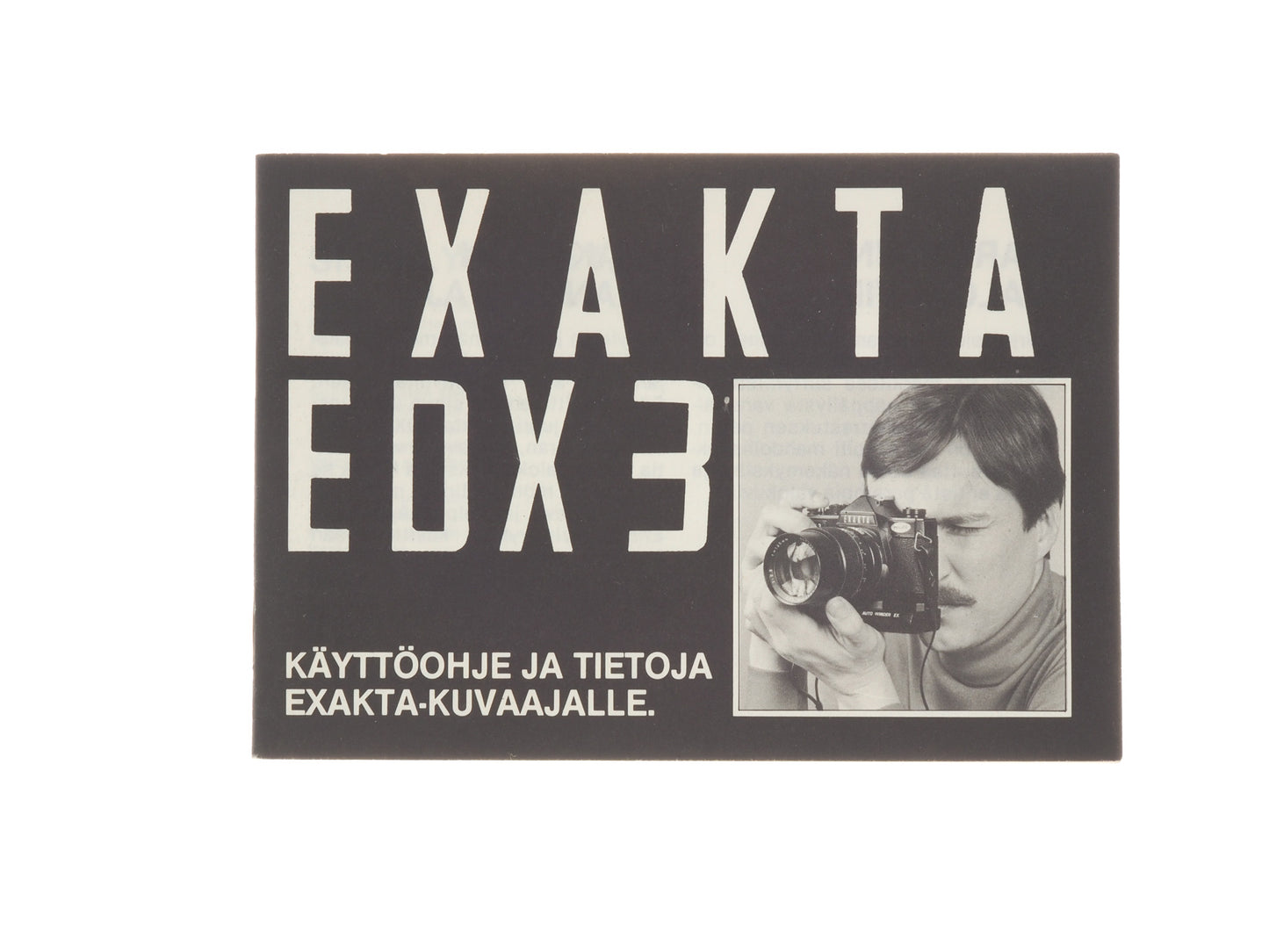 Exakta EDX 3 Instructions - Accessory