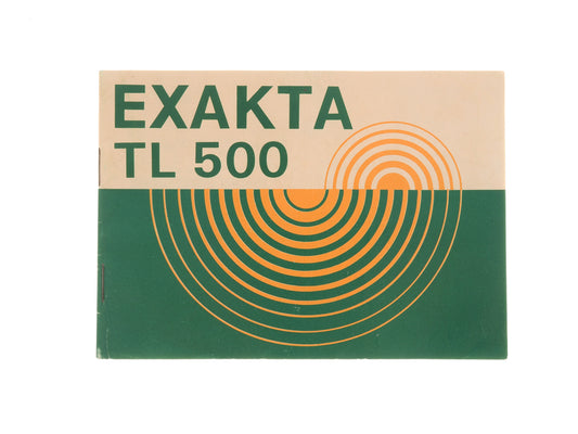 Exakta TL 500 Instructions - Accessory