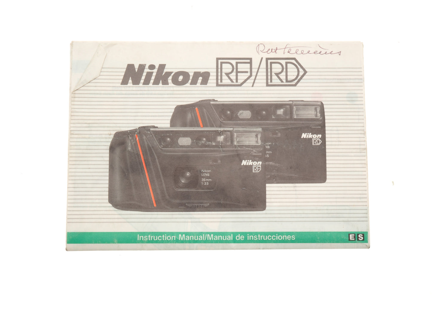 Nikon Rf / RD Instruction Manual