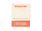 Voigtländer Vitoret Instructions