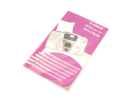 Canon Prima AF-9s Instruction Manual