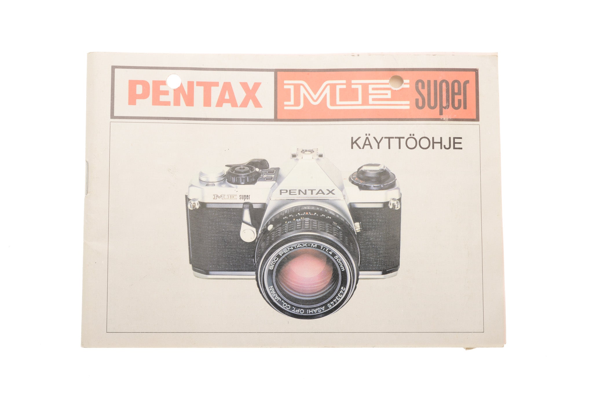 Pentax ME Super Instructions