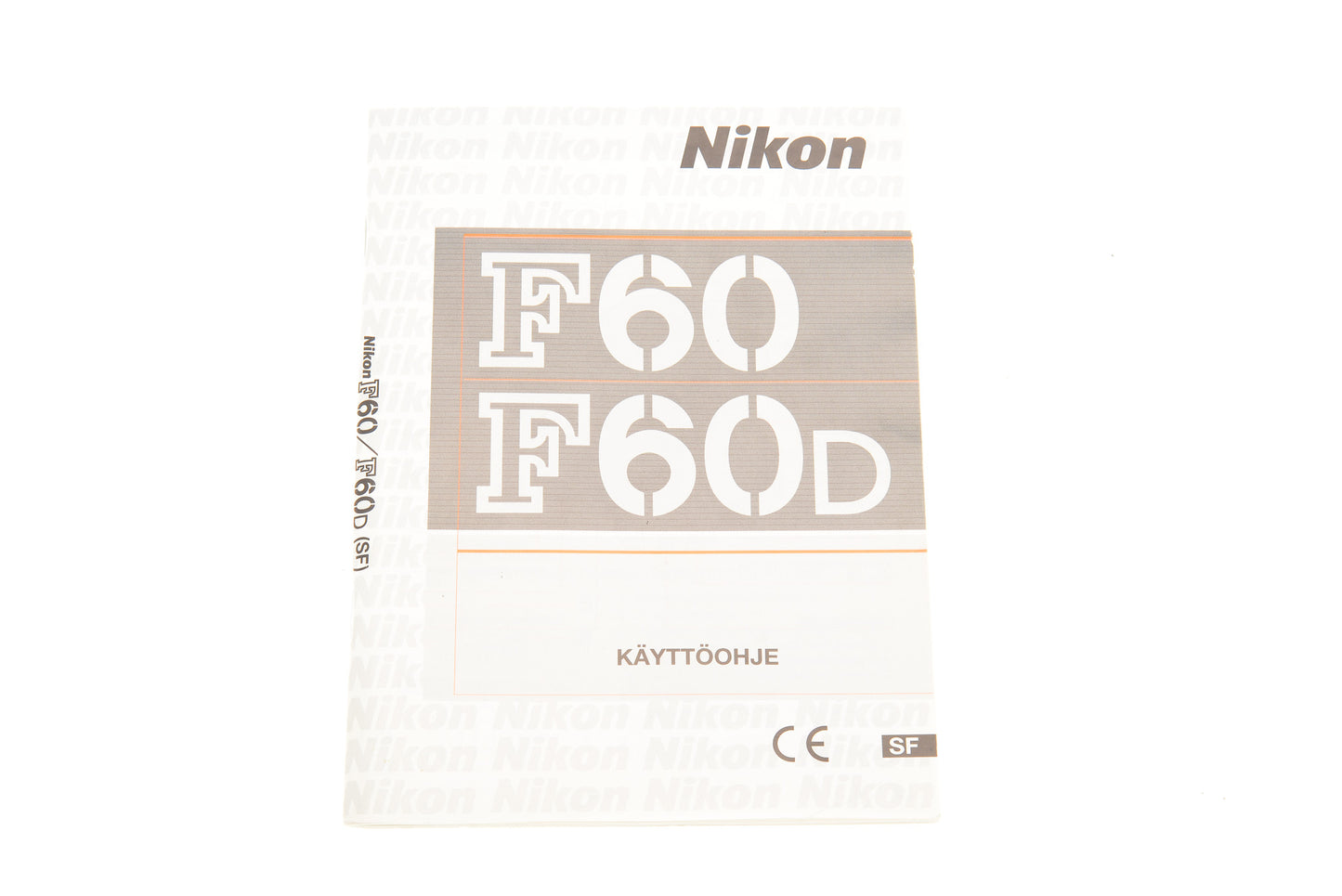 Nikon F60 / F60D Instructions
