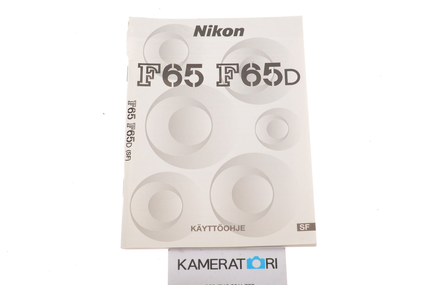 Nikon F65 / F65D Instructions