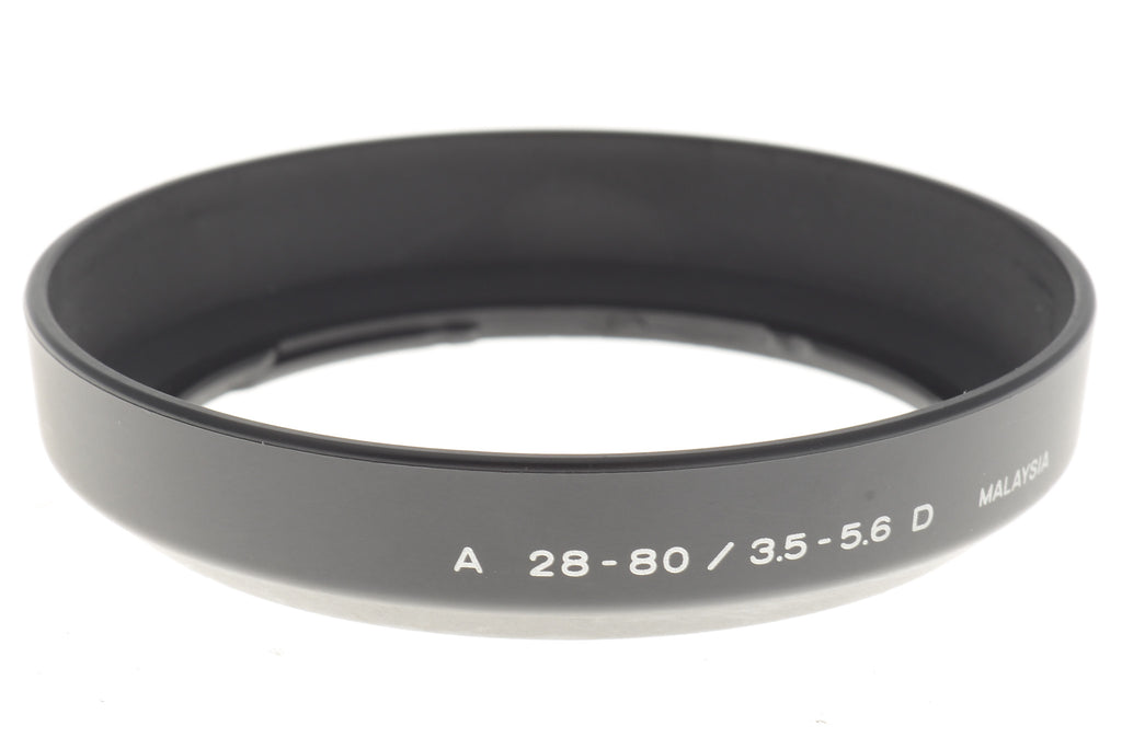 Minolta Plastic Lens Hood for 28-80mm 3.5-5.6 D