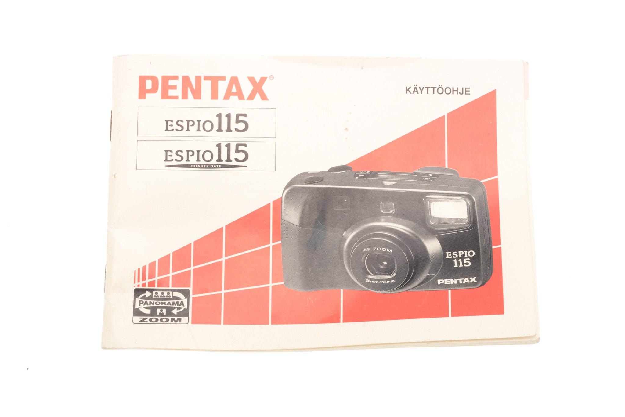 Pentax Espio 115/115 Quartz Date Instruction Manual – Kamerastore