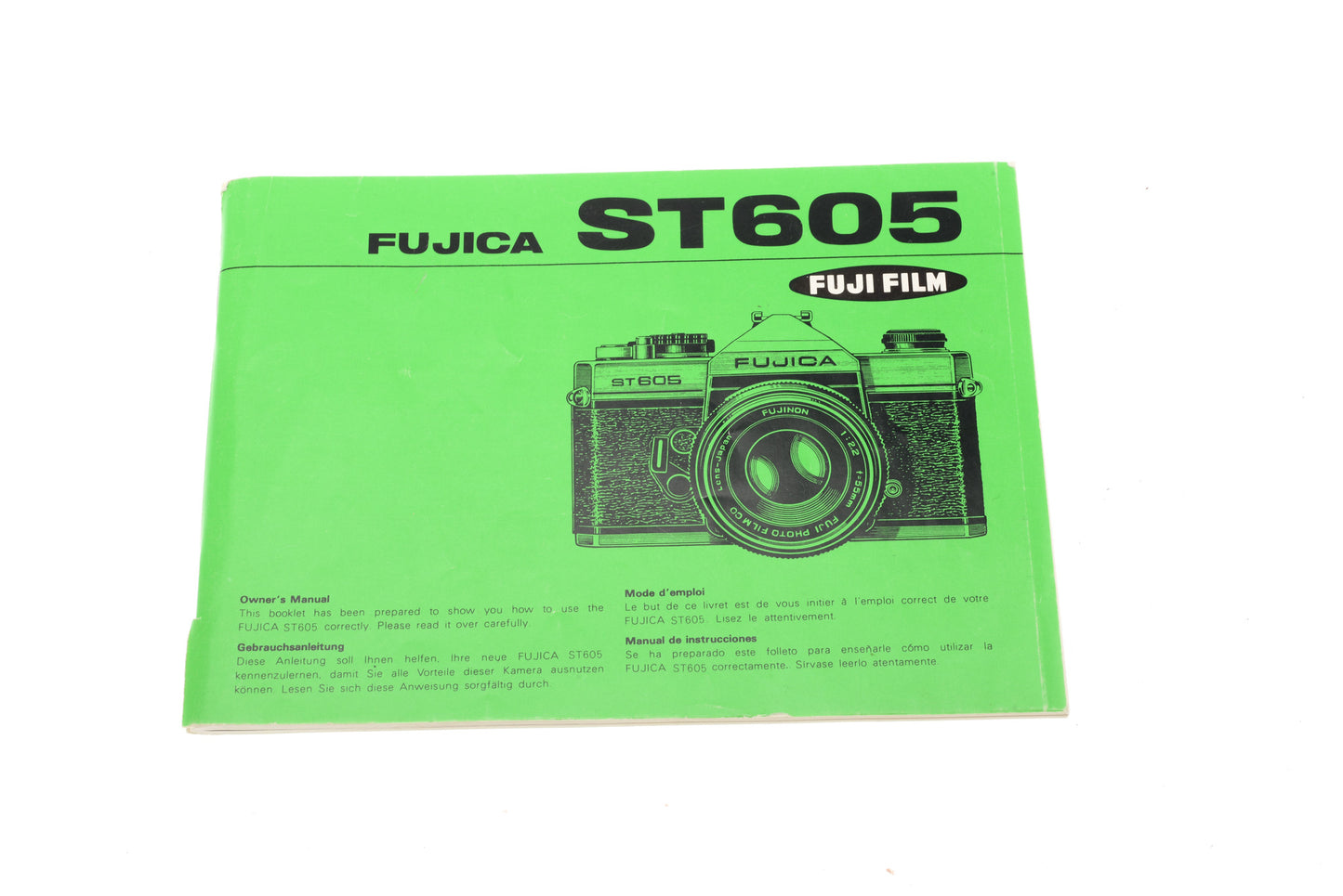 Fujica ST605 Instruction Manual - Accessory
