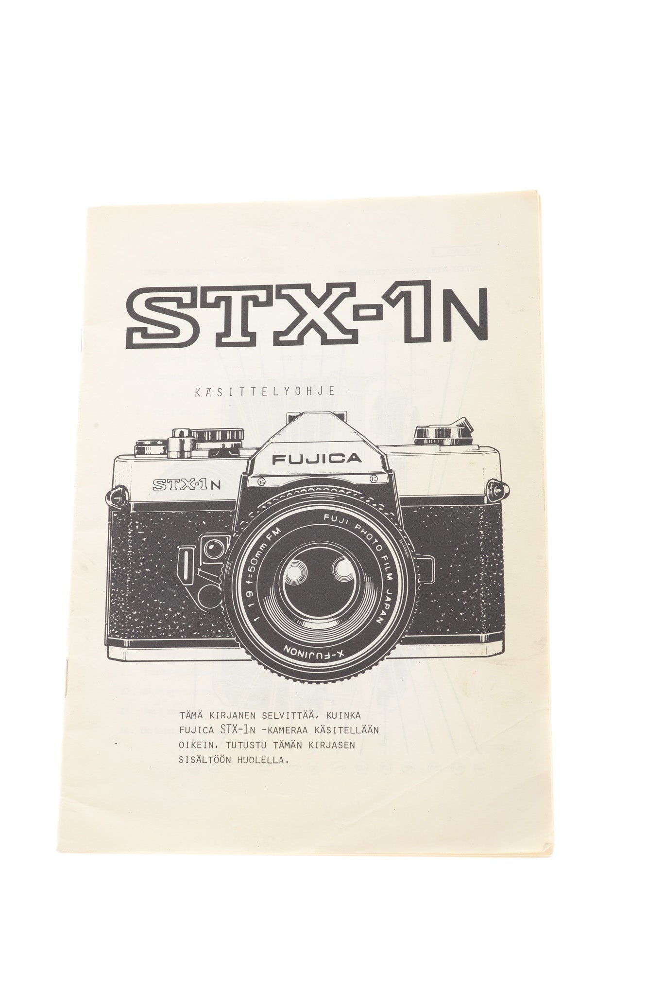 Fujica STX-1N Ohjekirja - Accessory