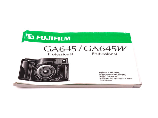 Fujifilm GA645/GA645W Owner's Manual - Accessory