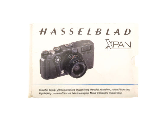 Hasselblad XPan Instructions - Accessory