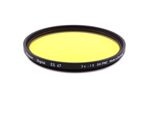 Heliopan 67mm Yellow 8 Filter 3x -1,5 SH-PMC Digital ES67 - Accessory