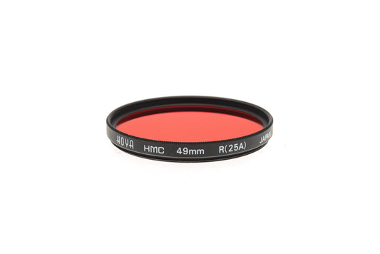 Hoya 49mm Red Filter HMC R 25A - Accessory