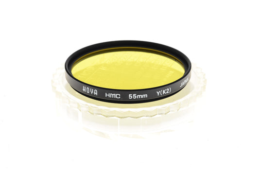 Hoya 55mm Yellow Filter Y(K2) HMC - Accessory