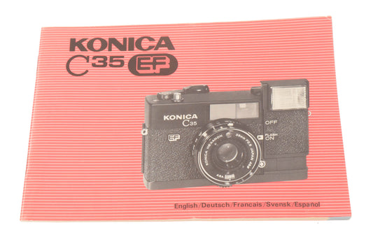 Konica C35 EF Instructions - Accessory