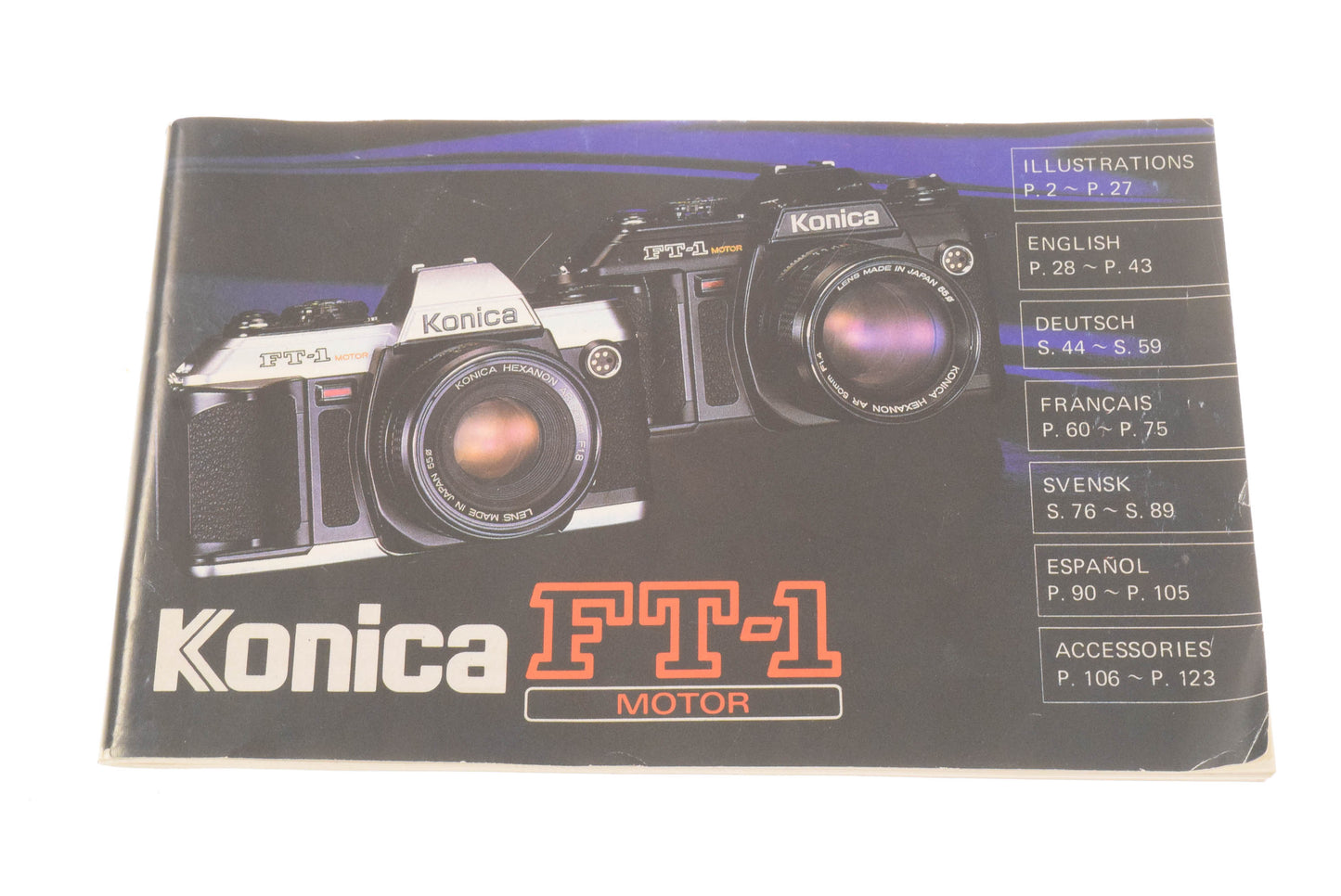 Konica FT-1 Instructions  - Accessory
