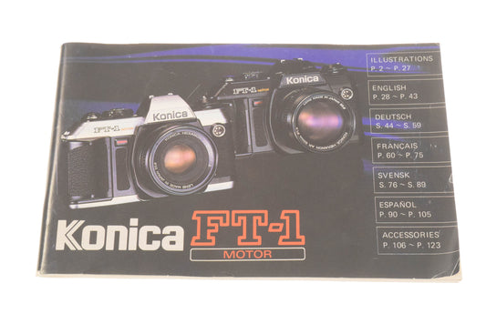 Konica FT-1 Instructions  - Accessory
