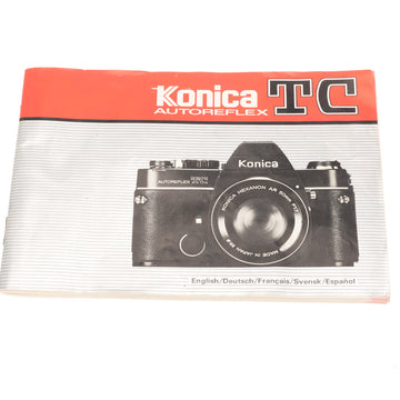 Konica Autoreflex TC Instructions