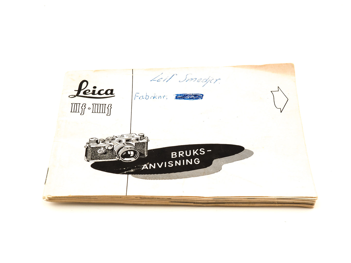 Leica IIf / IIIf Instructions - Accessory