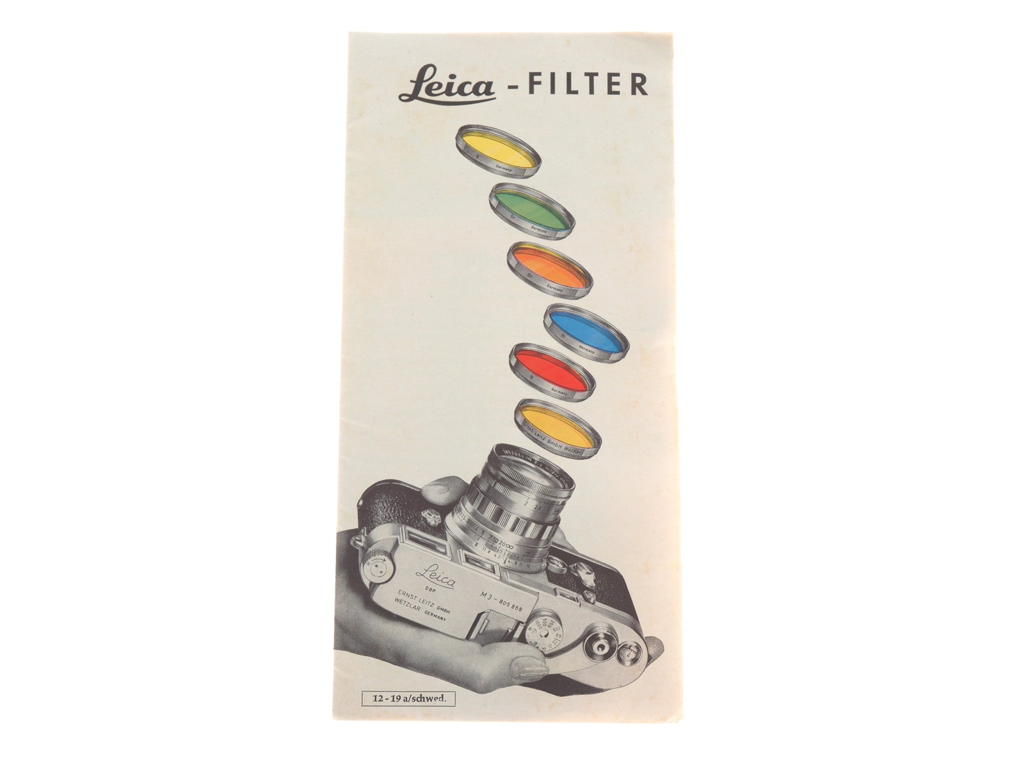 Leica Filter Instructions - Accessory